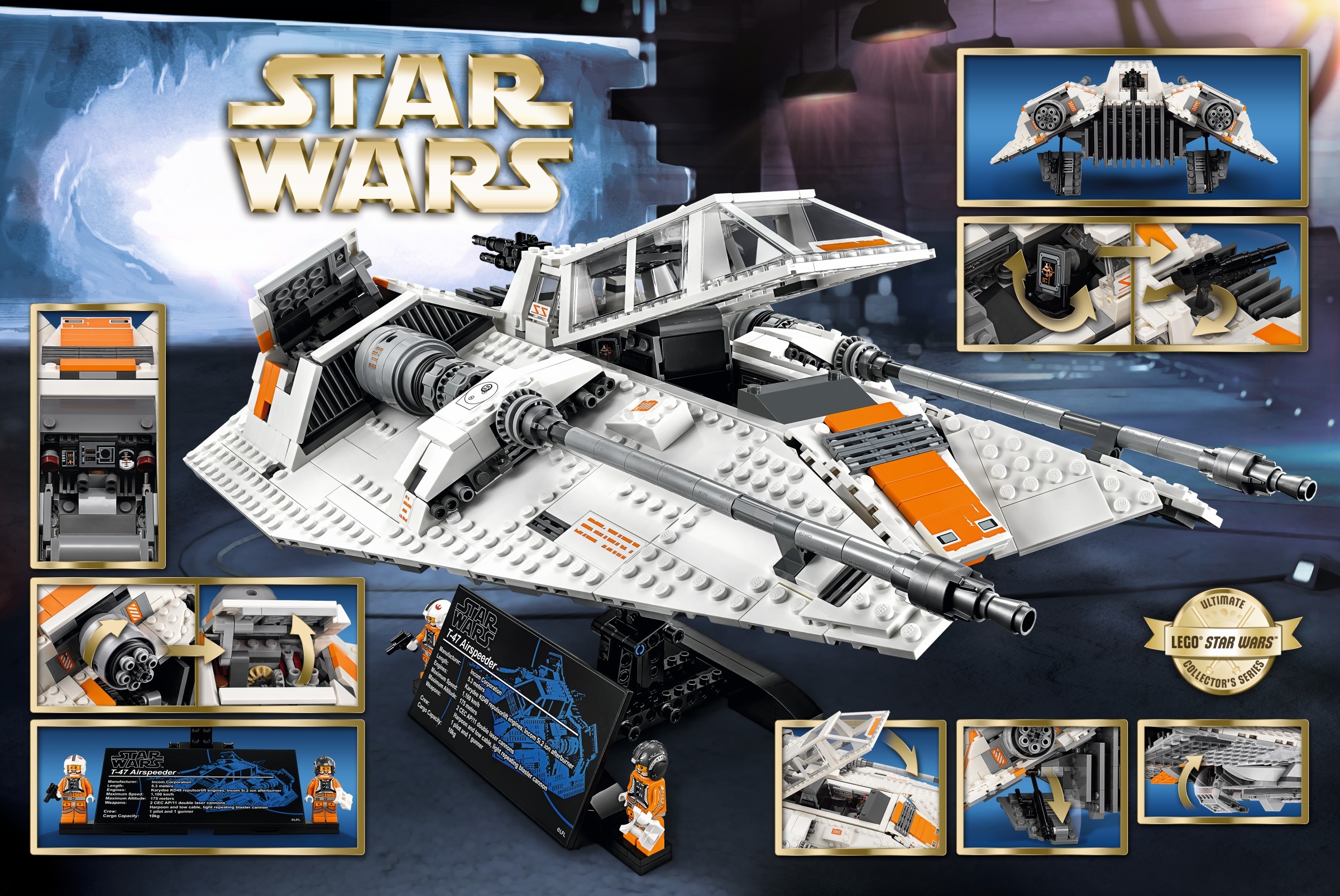 LEGO Star Wars 75144 Snowspeeder | 玩具磚家LittleBrickExp